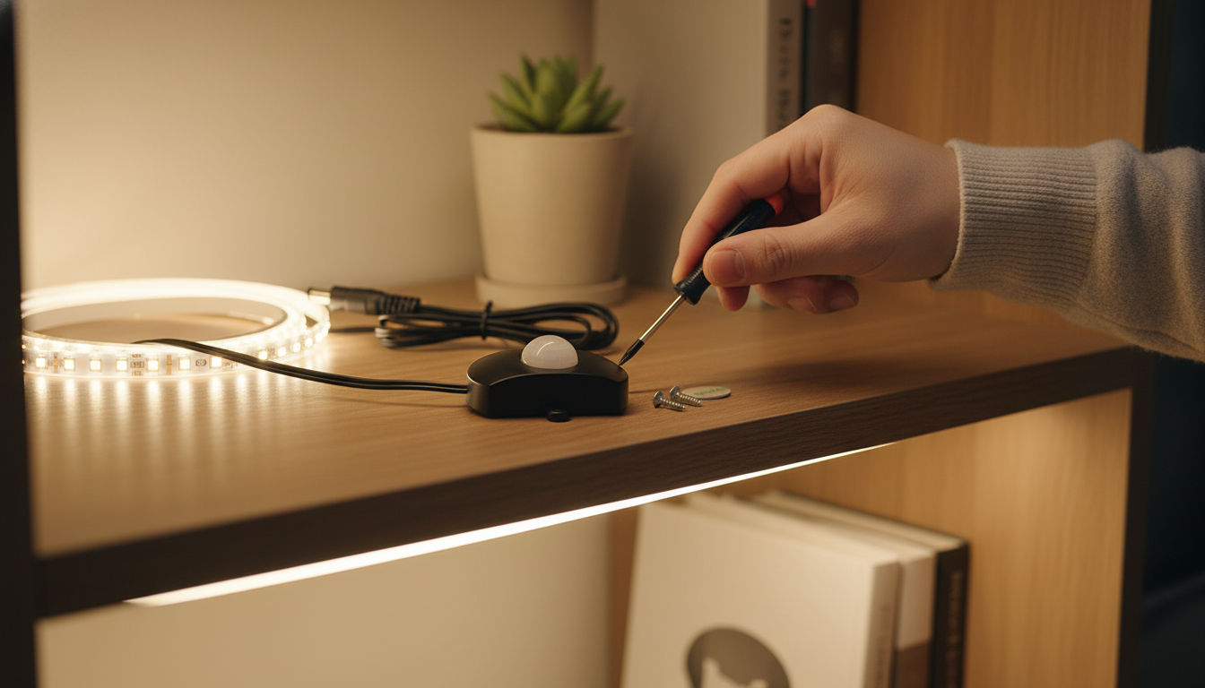 60W PIR Motion Sensor for LED Strips: Auto On/Off