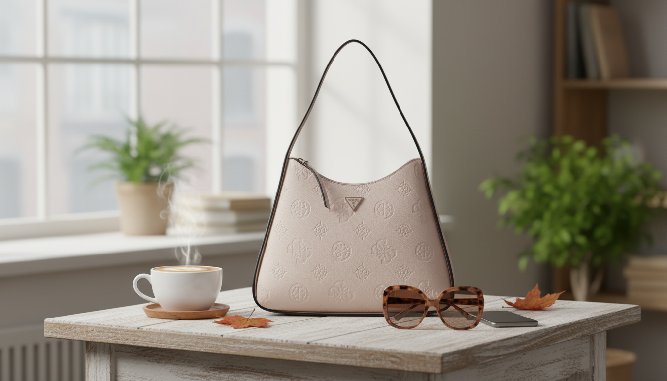 Guess Women’s Pink Handbag: Structured Pop for Daily Style