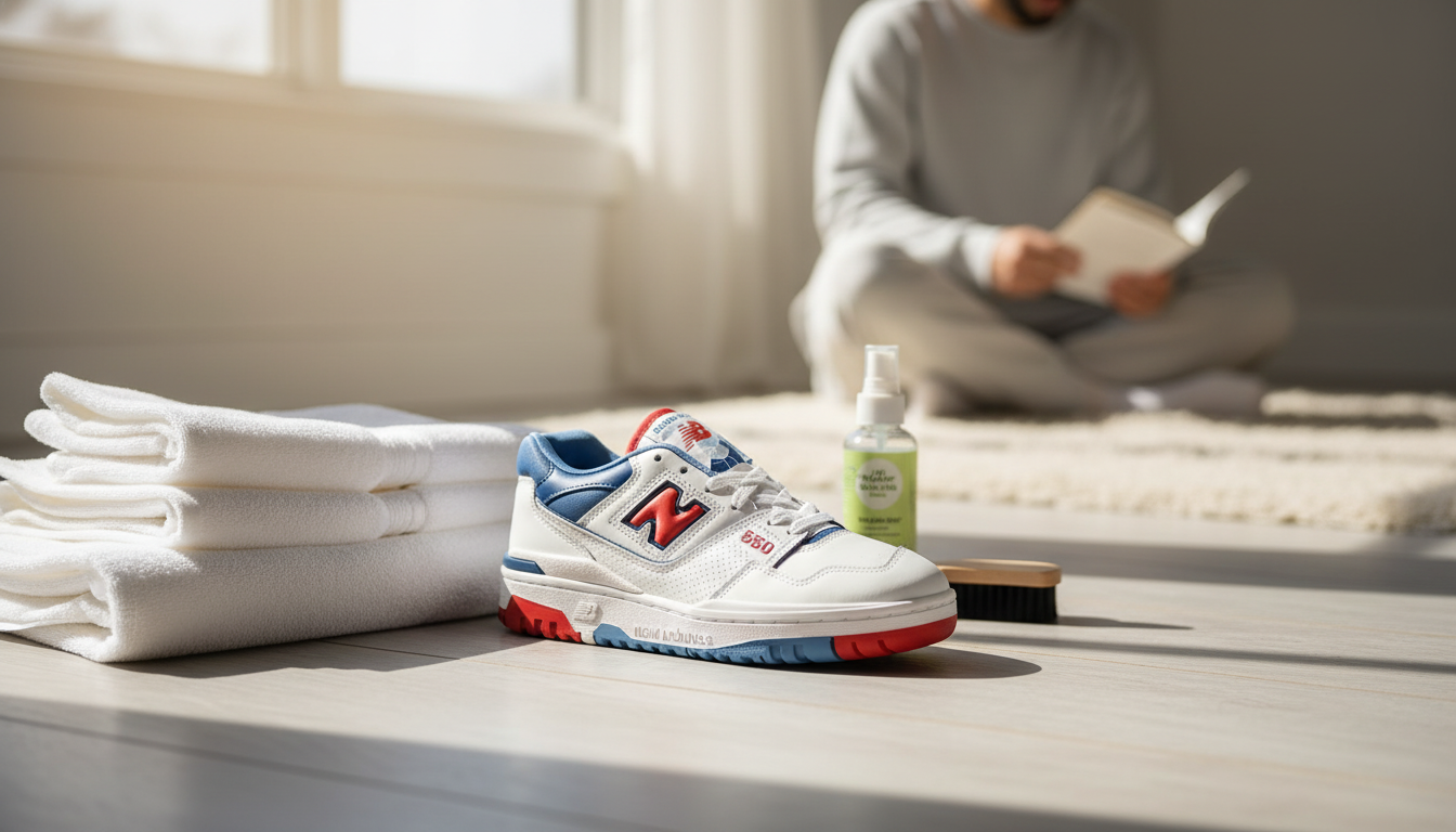 New Balance Sneakers: Comfort, Fit, and White 550 Care