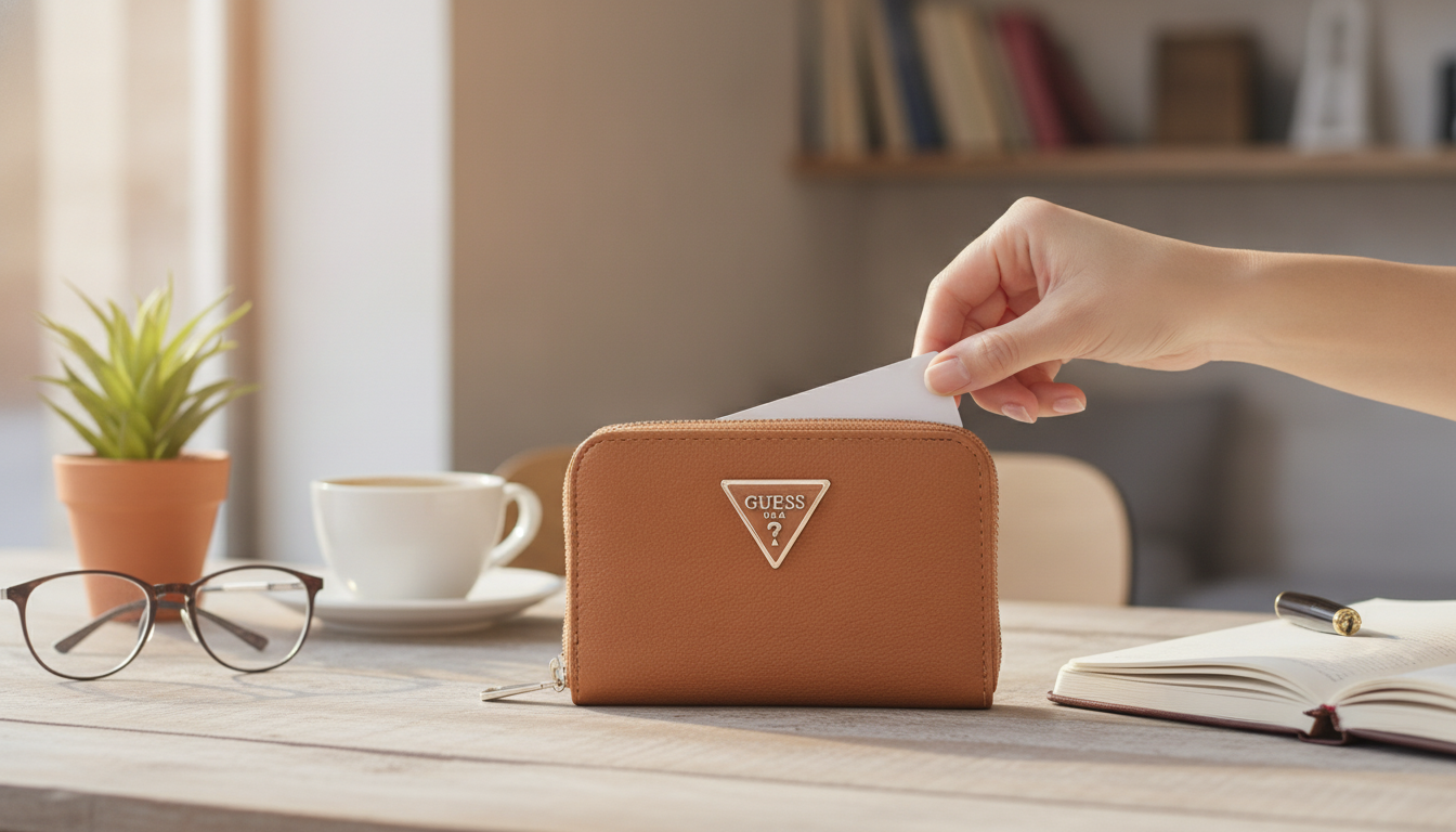Guess Women’s Brown Marl Wallet: Compact Style Guide