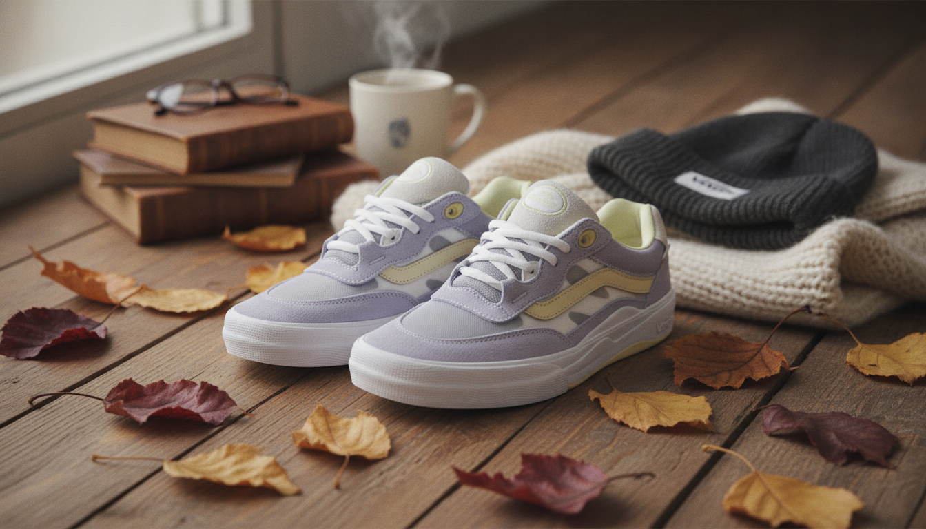 Men’s Leather Vans-Style Shoes for Fall & Winter