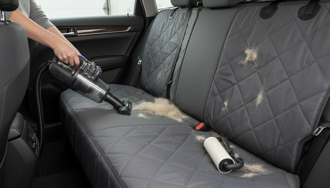 Best Seat Cover Material for Dog Hair (Easy-Clean Pick)