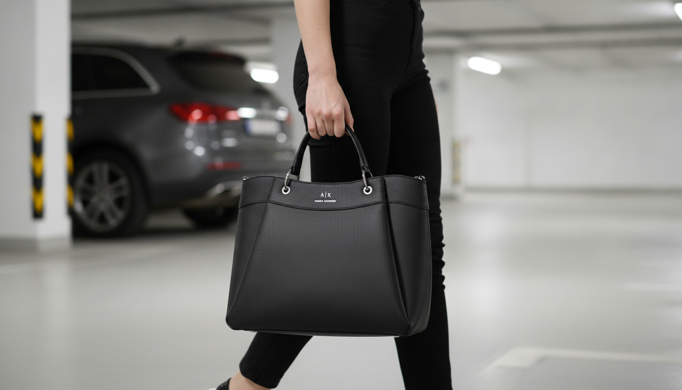 Remove the Strap: Carry Armani Exchange as Clutch