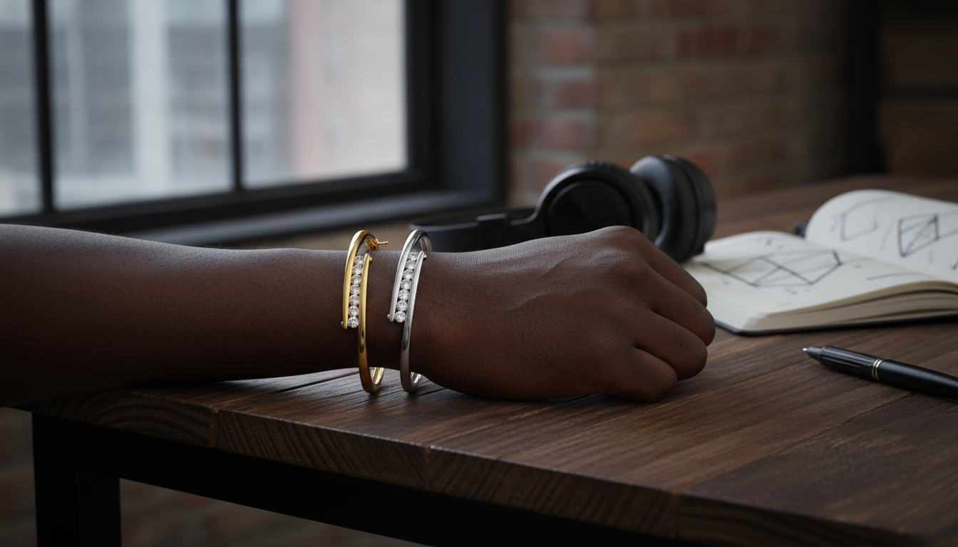 925 Silver Moissanite Hip Hop Bracelets: Fit & Shine