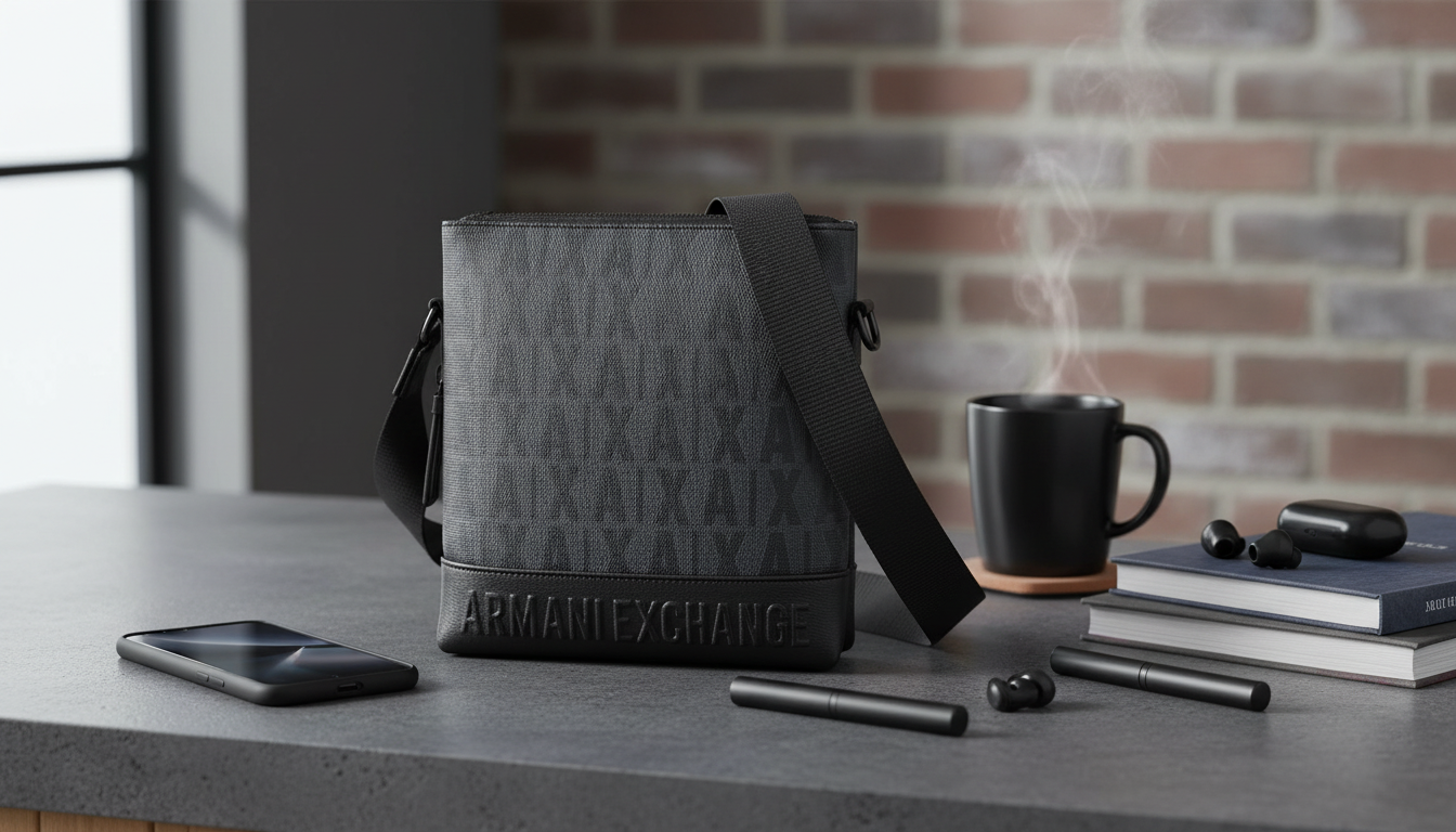 Armani Exchange Zip Bag: Men’s Fall/Winter Carry