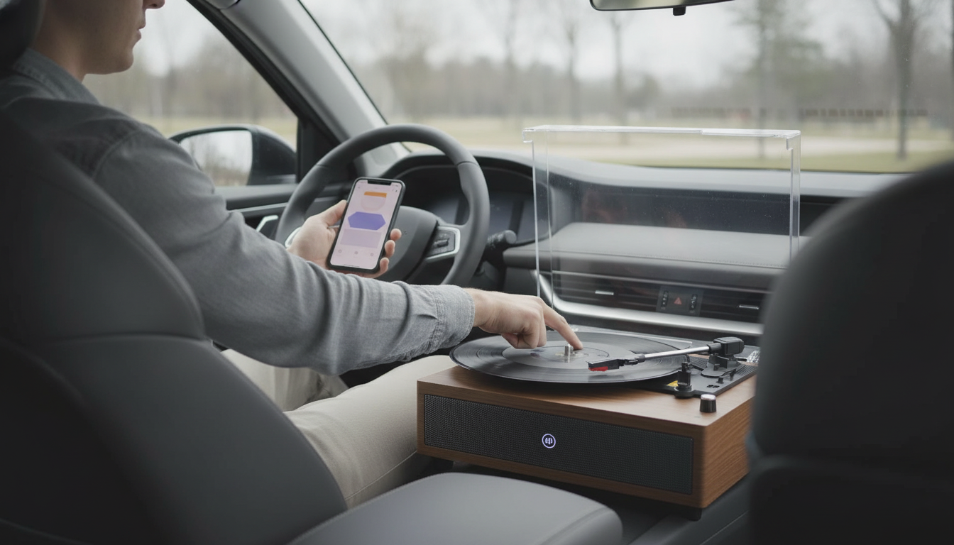 All-in-One Bluetooth Record Players With Built-In Speakers