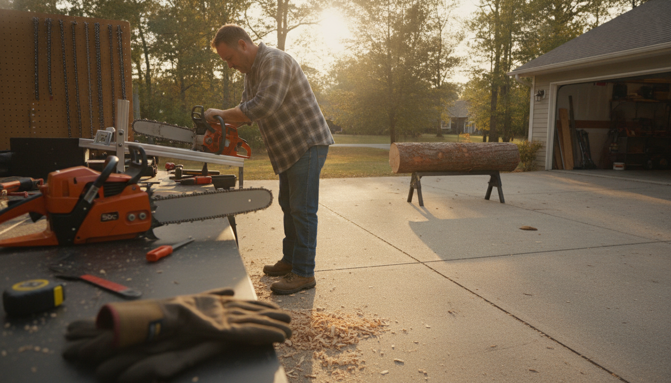 Chainsaw Size for a Sawmill: 50cc–90cc+ Guide