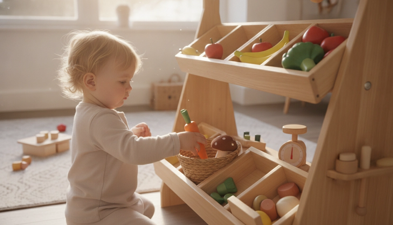 Toddler Safety Checks for Wooden Veggie Market Playsets