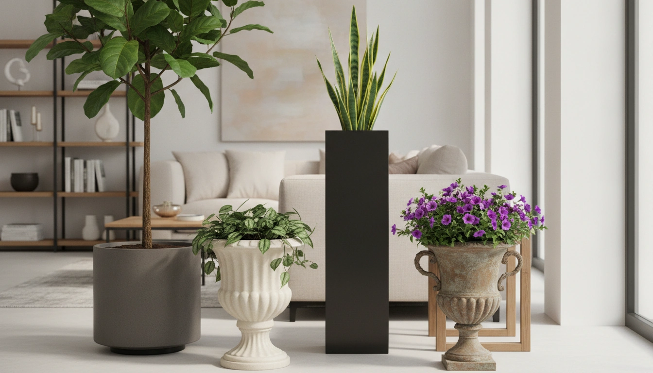 Tall Planters: Names Like Floor, Pedestal, Urn & Column