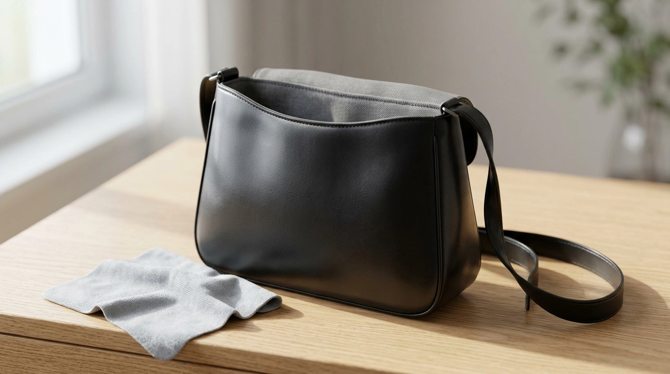 Armani Exchange Black Handbag Material & Feel