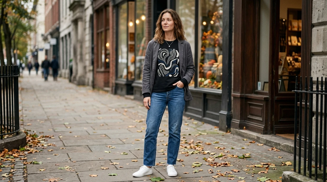 Guess Black Print Long Sleeve Tee: Styling & Care Guide