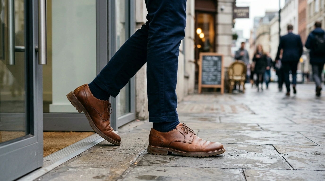 Timberland Men’s Brown Leather Shoes for Work to Weekend