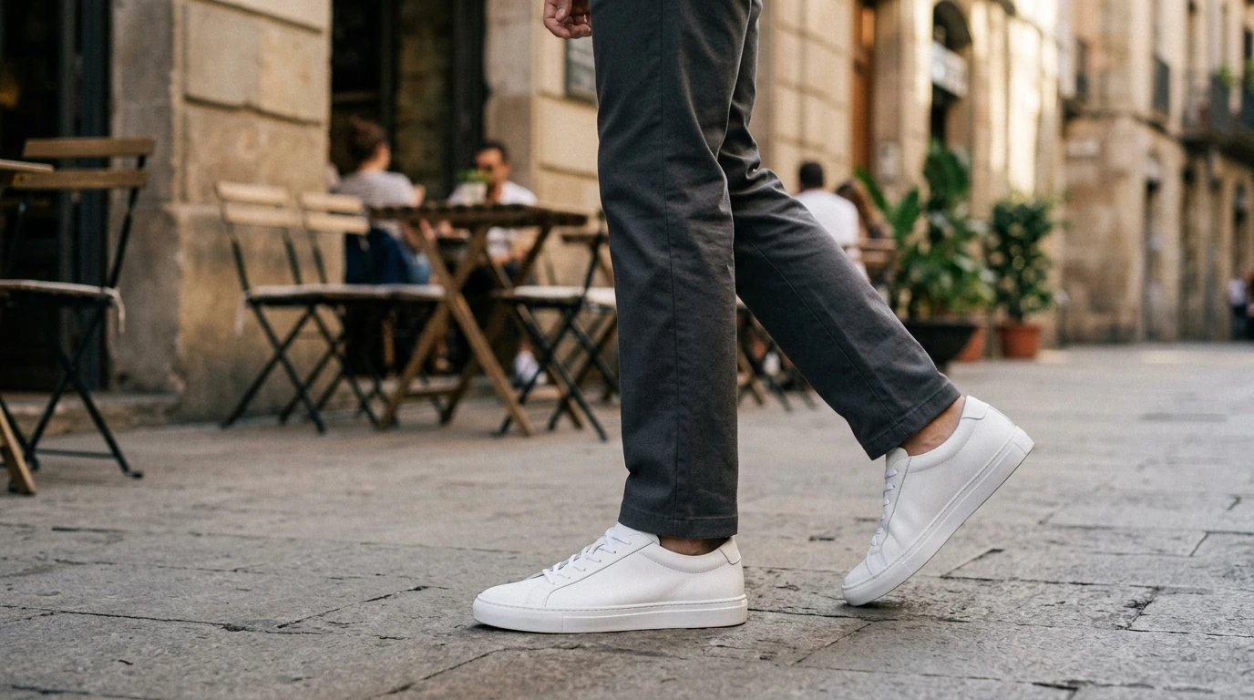 Armani Exchange Men’s Leather Sneakers: Style & Care