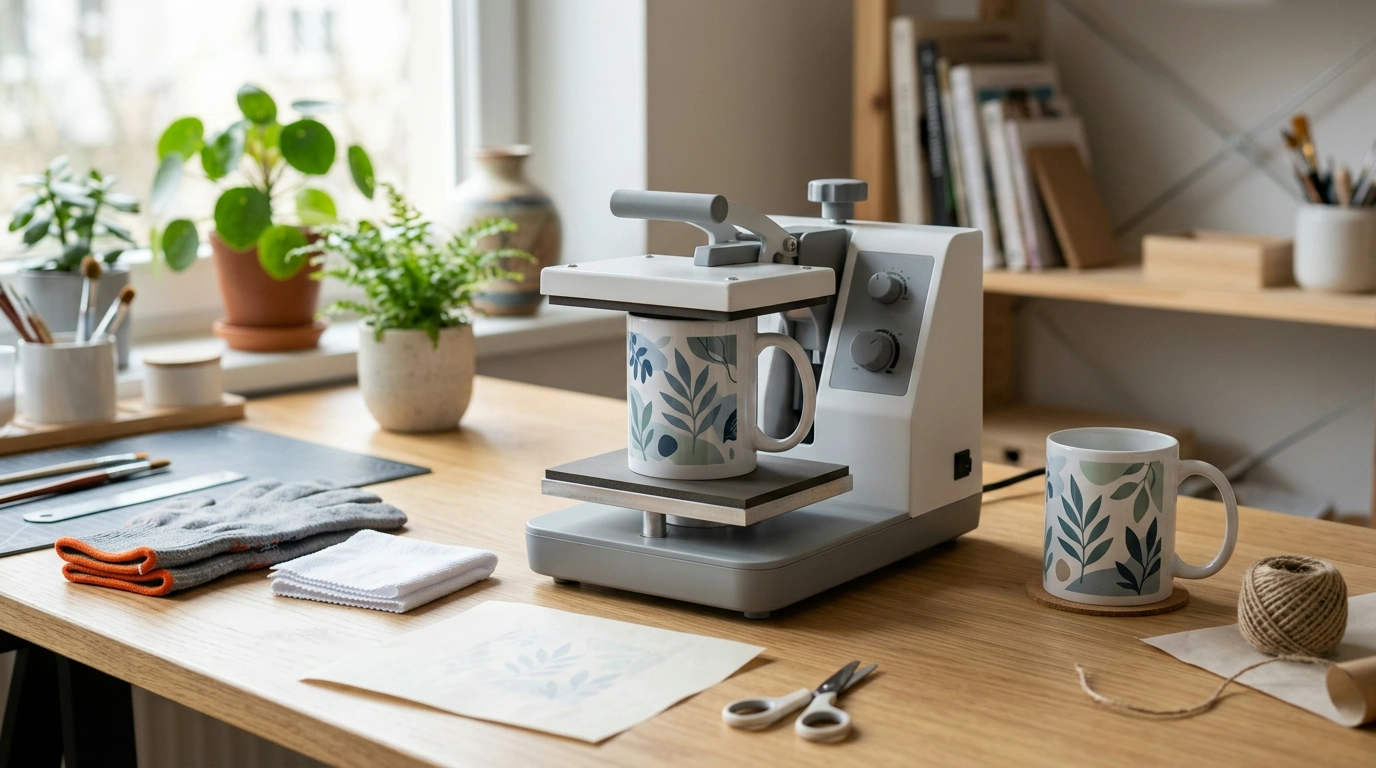 Portable Mug Heat Press: Gift-Ready Mugs (11–15oz)