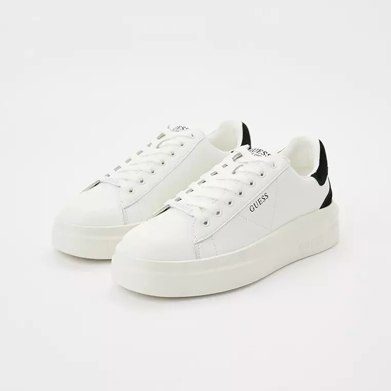 Guess Women’s Black Lace-Up Sneakers for Fall/Winter