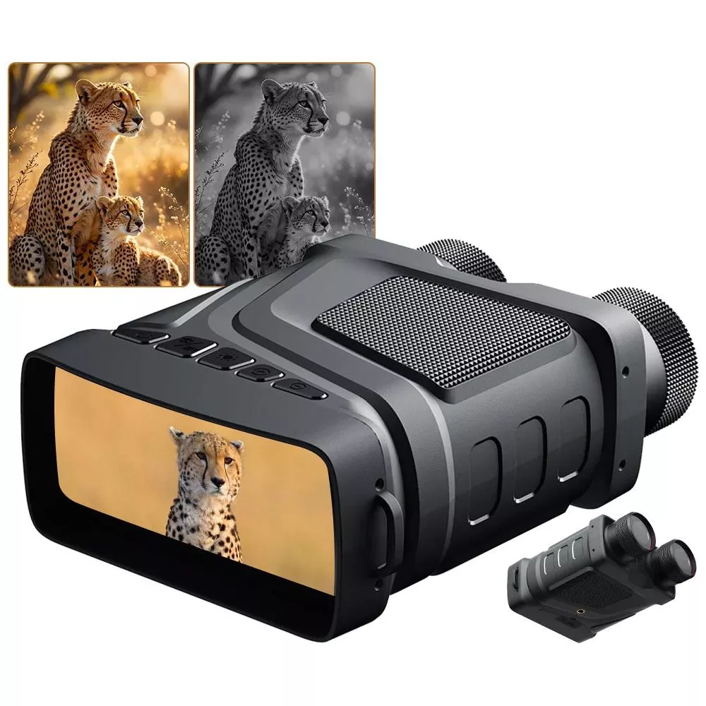 1080P Night Vision Binoculars: 5X Zoom & IR Tips