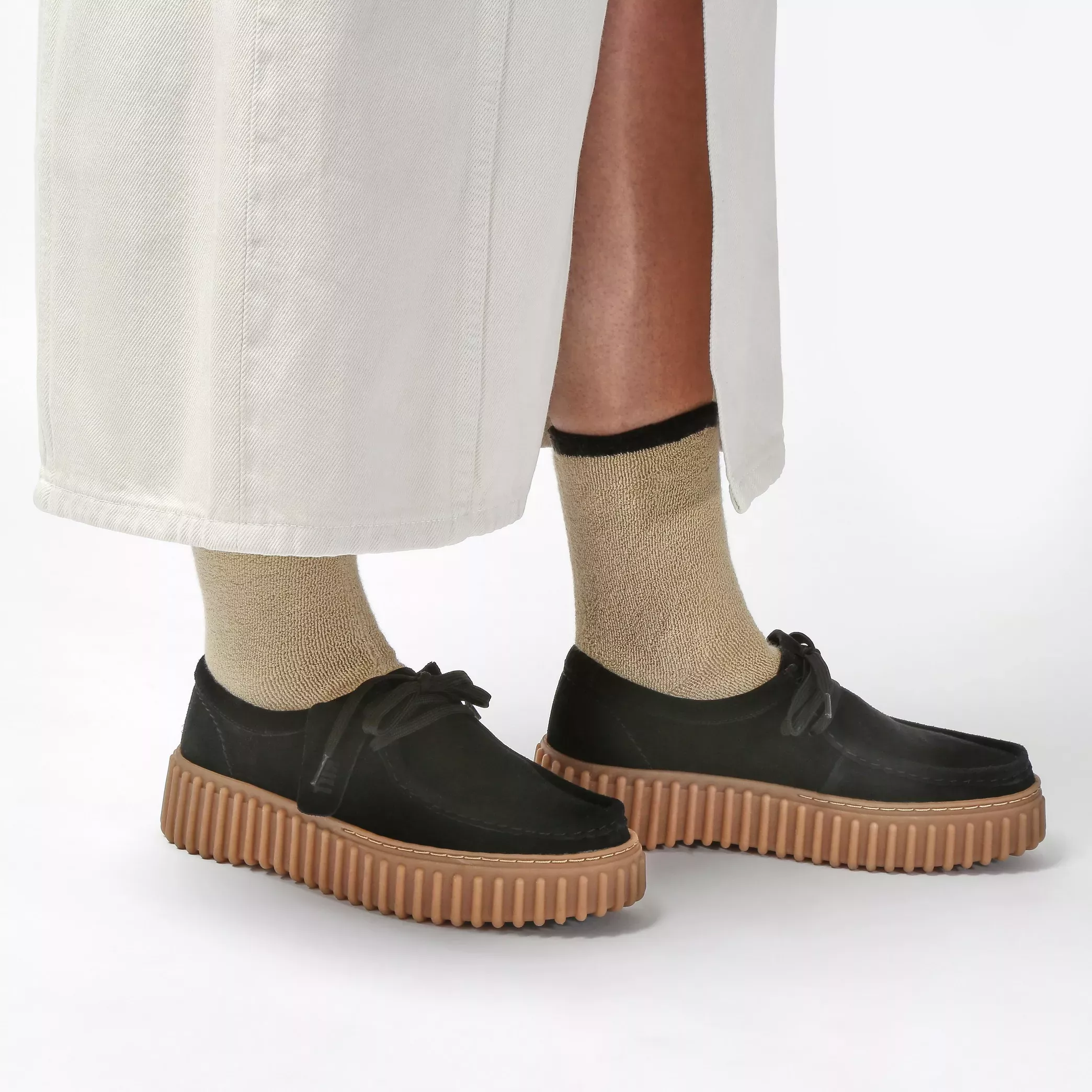 Clarks Black Leather & Suede Moccasins: Comfort Guide