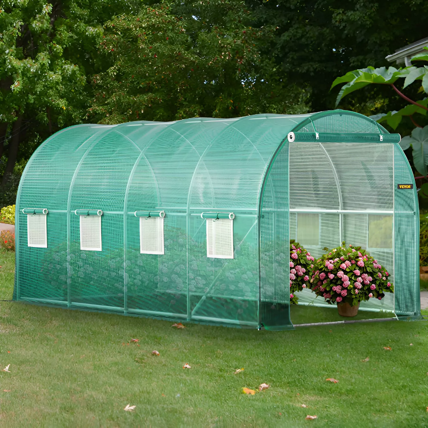 14.8×6.6×6.6 Walk-In Tunnel Greenhouse Setup Guide