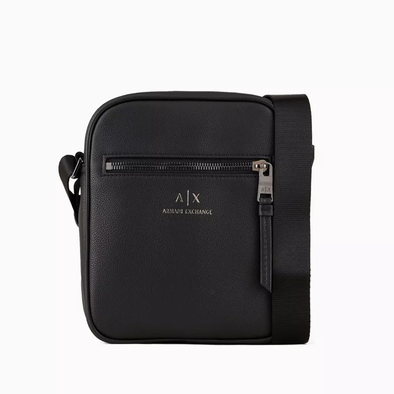 Armani Exchange Zip Shoulder Bag: Secure Daily Carry