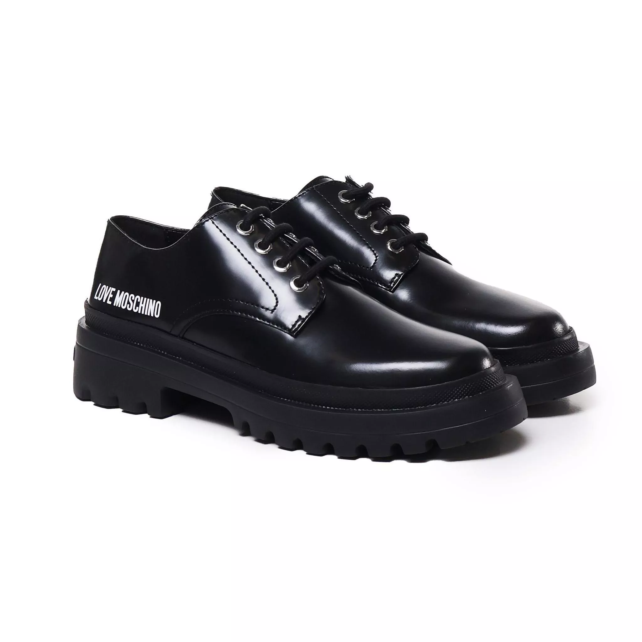 Love Moschino Lace-Up Shoes: Chic Everyday Comfort