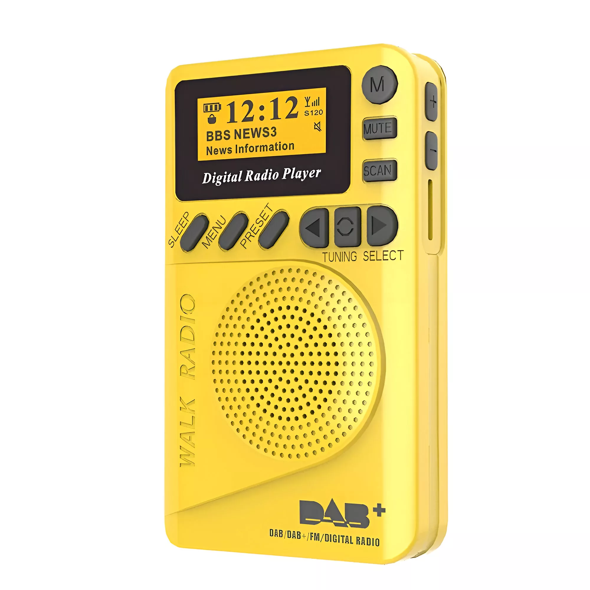 Mini Pocket DAB/DAB+ FM Radio & MP3 Player (Rechargeable)