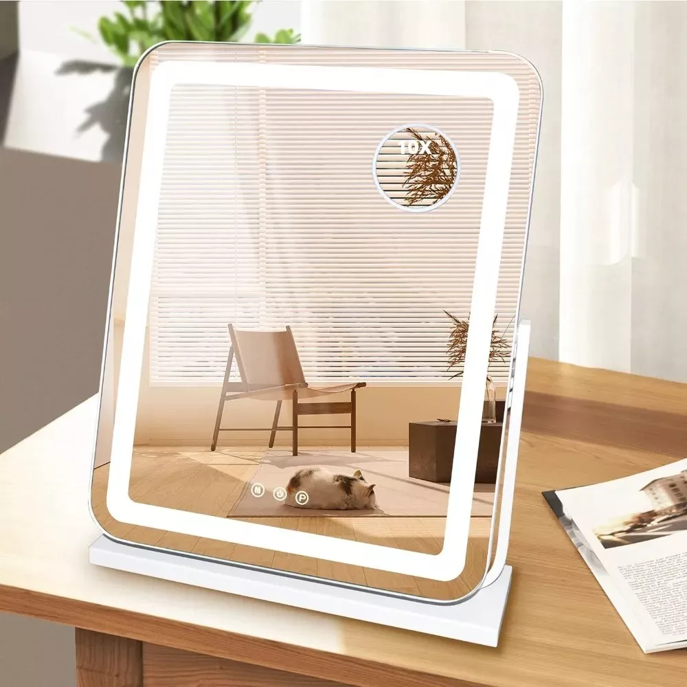 10X Lighted Vanity Mirror: Brightness, Tips & Care