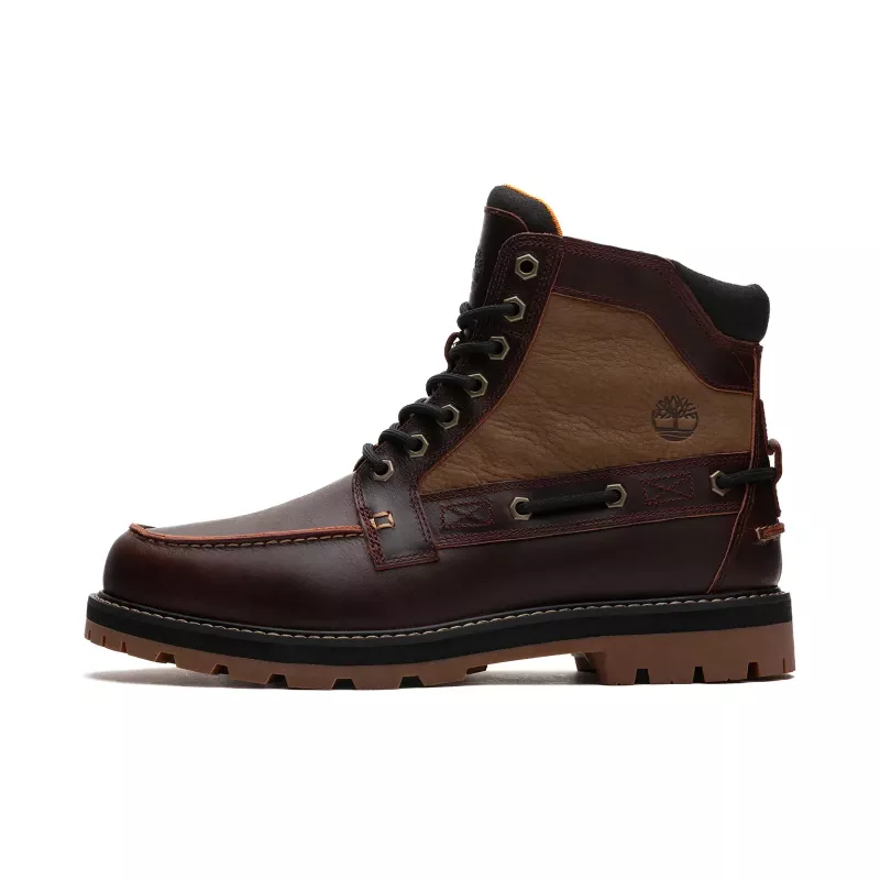 Timberland Men's Brown Leather Ankle Boots for City Days