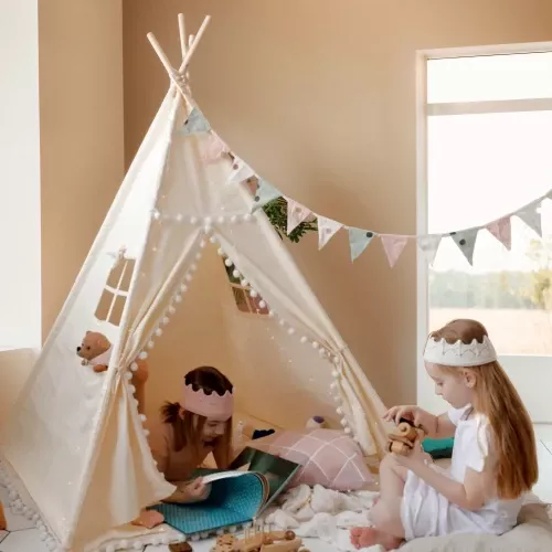 Kids Play Teepee Tent: Cozy Indoor Reading & Play Space